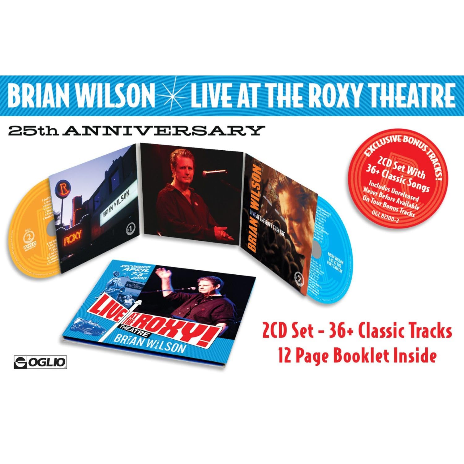 Pochette réédition Live At The Roxy, 2025, cd